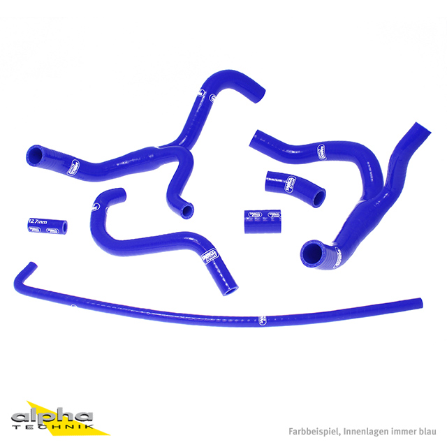 SAMCO SPORT Siliconschlauch Kit blau für Honda CBR1000RR Modelljahr 2008-2011