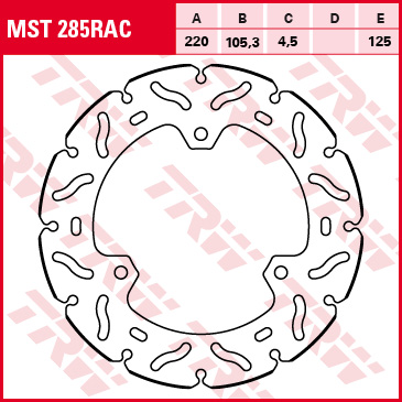 TRW Bremsscheibe Sportiv starr MST285RAC