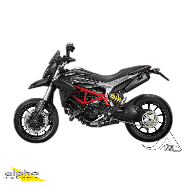 Stompgrip klar, Volcano, für Ducati Hypermotard 821 SP, 2013-2015, Hypermotard 939 (SP), 2016-2018, Hyperstrada 821, 2013-2015, Hyperstrada 939, 2016