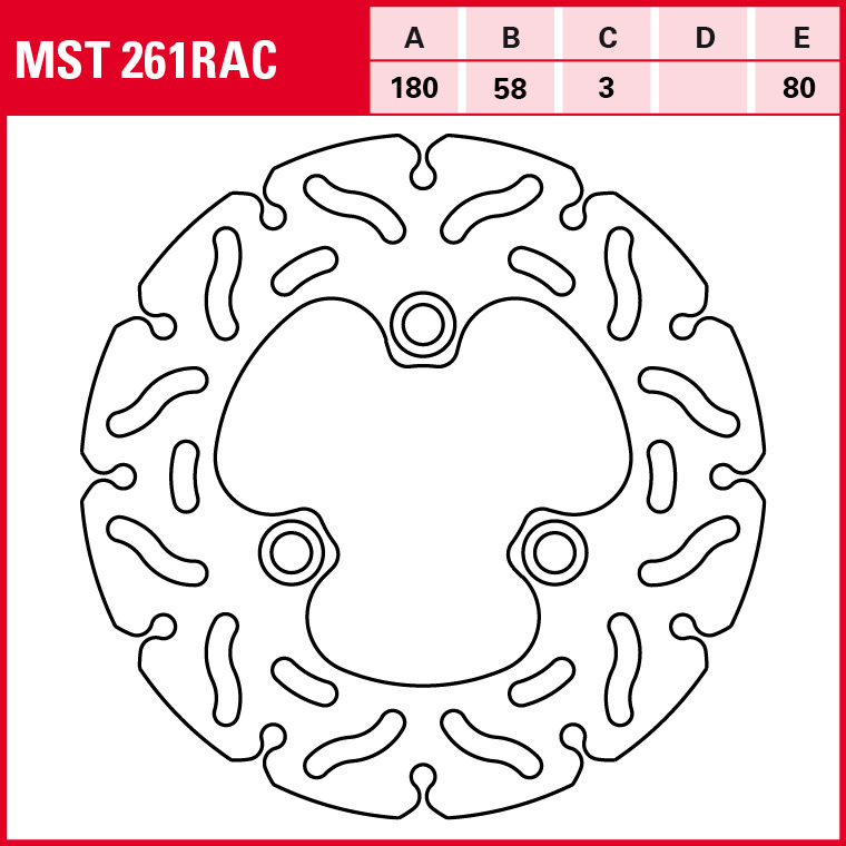 TRW Bremsscheibe Sportiv starr MST261RAC