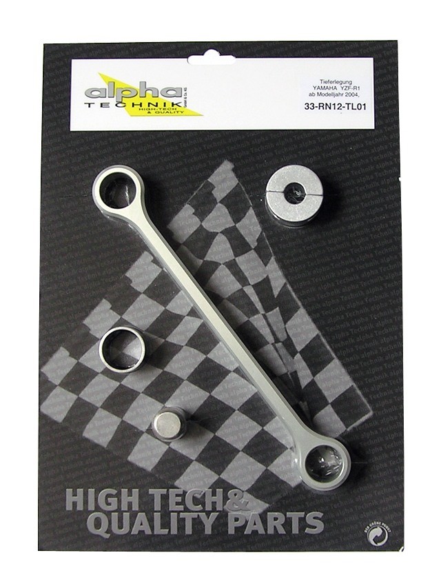 alpha Technik Tieferlegungssatz 30mm für Yamaha YZF1000R1; Typ RN12; Modelljahr 2004-