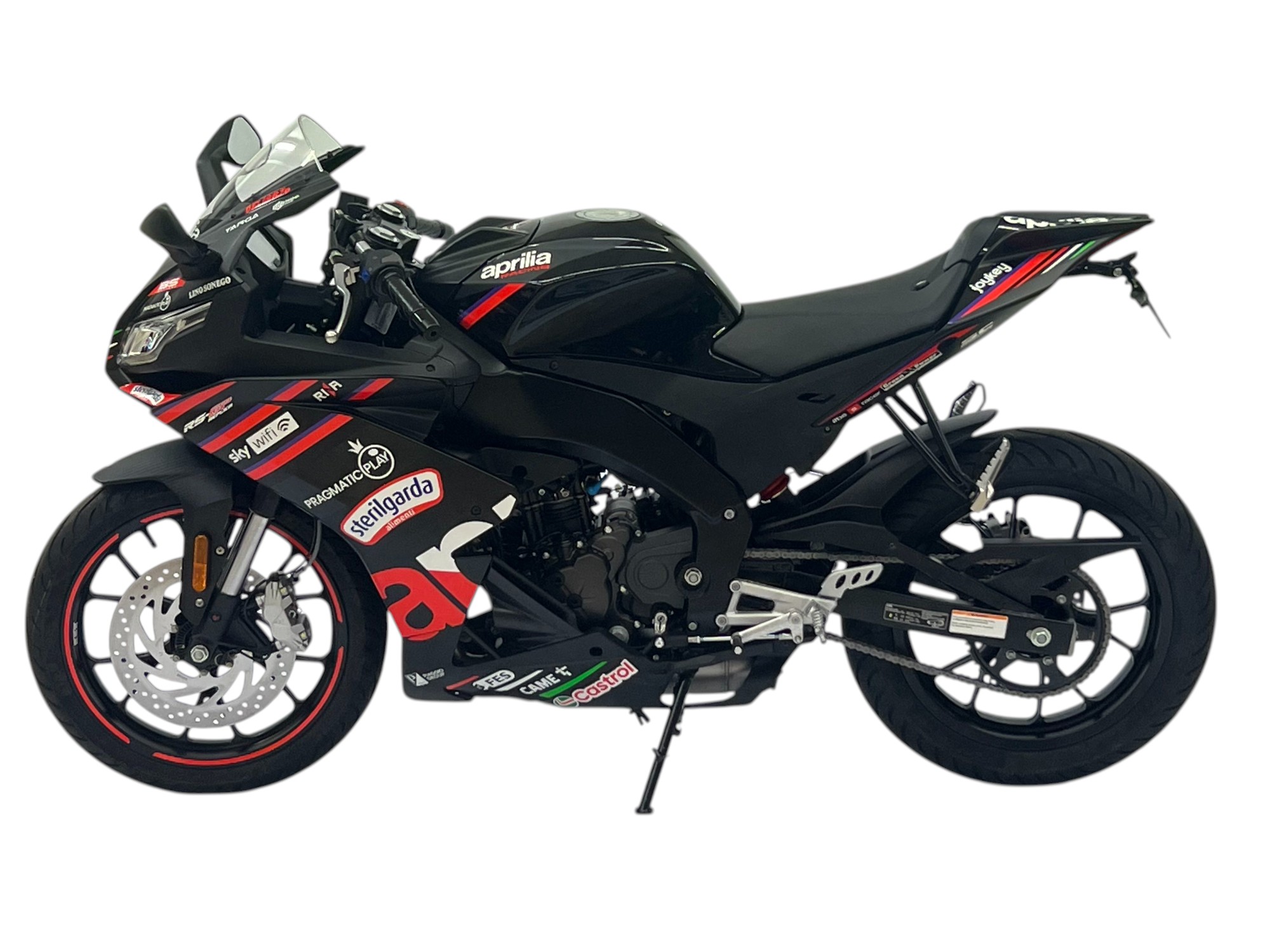 alpha Technik Kennzeichenhalter für Aprilia RS125 und Tuono 125, Typ XA / XT, Modelljahr 2021-