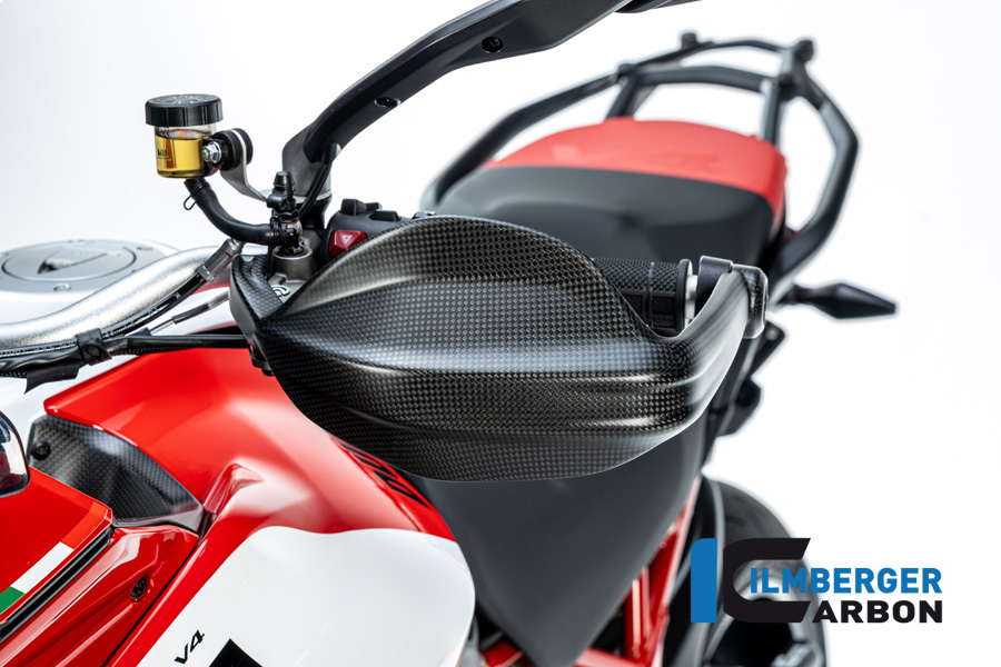 Ilmberger Carbon Handprotektor links, matt, Ducati Multistrada V4 2020-
