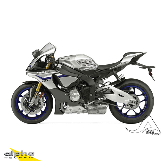 Stompgrip klar, Volcano, für Yamaha YZF-R1 / M, 2015-17