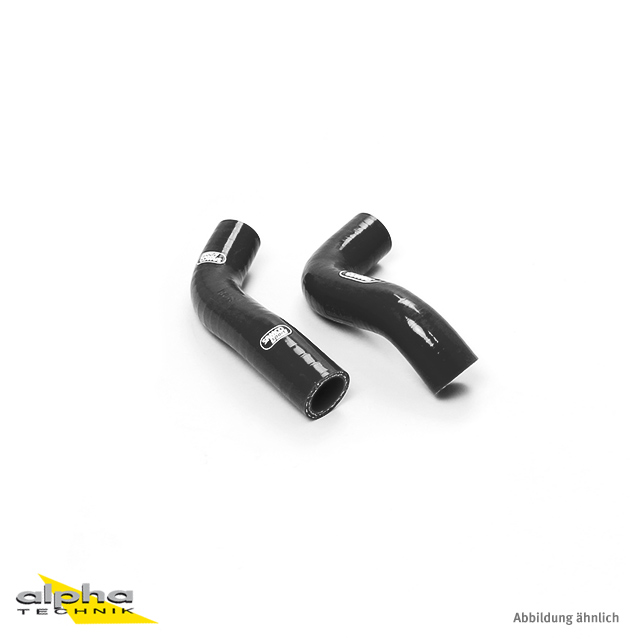 SAMCO SPORT Siliconschlauch Kit schwarz für Kawasaki ER6f ER6n Modelljahr 2005-2016