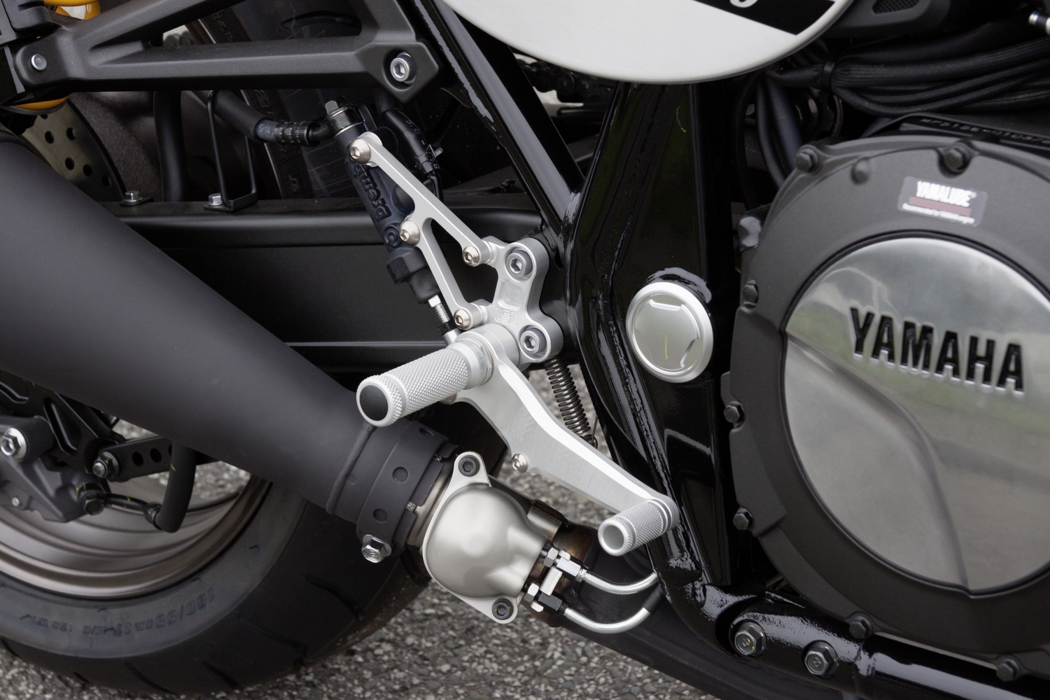 LSL Rastenanlage für Yamaha XJR 1300, XJR1200, silber