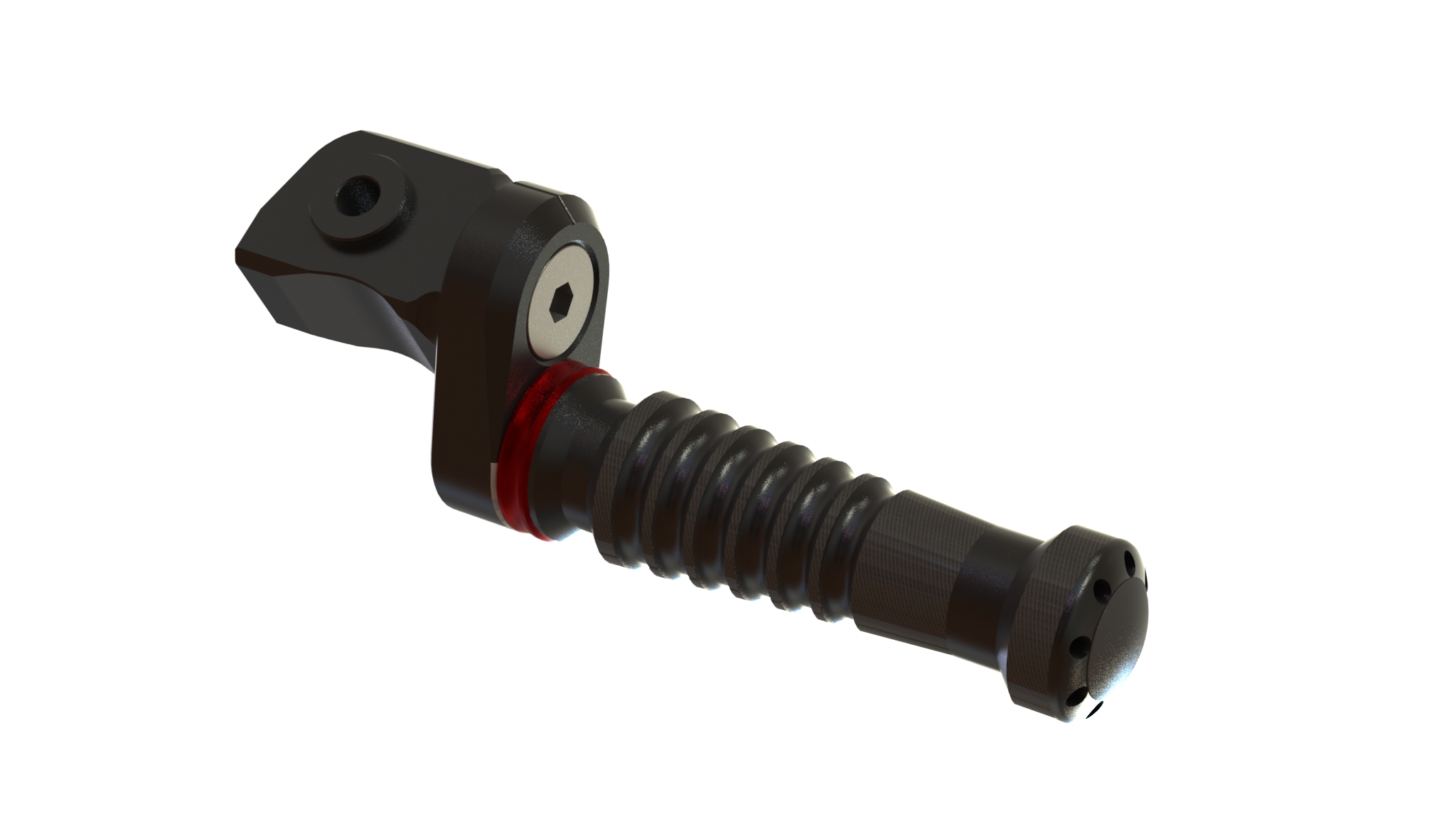 Giles Tooling RGK2 Ausleger, Versatz 20mm, schwarz für Yamaha YZF-R1