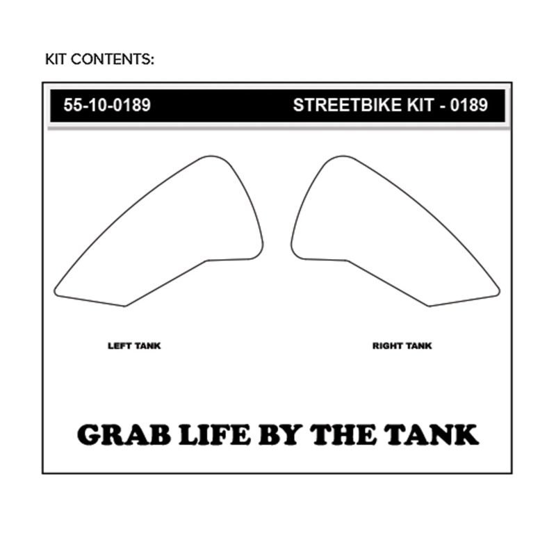 Stompgrip Tank Pad klar, Icon, Streetbike Tank Kit für, African Twin 1100 Adventure Sport, 2021-2026