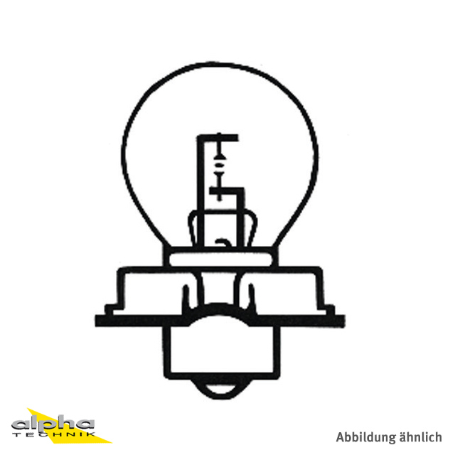 LAMPE 6V 20W POR26S G26X45 C-8, Bilux