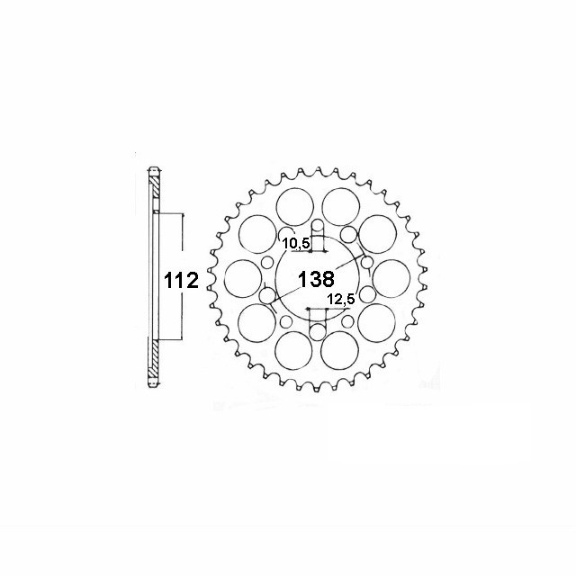 EK-Chain Kettensatz 520 MVXZ-2 für Honda NC750 X, Typ RH09 ab Modelljahr 2021-