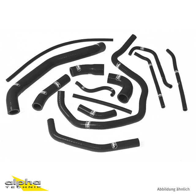 SAMCO SPORT Siliconschlauch Kit schwarz für Yamaha YZF1000R1 Modelljahr 2002-2003