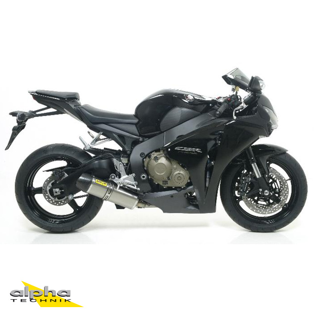 ARROW Auspuff INDY-RACE für Honda CBR1000RR 2008-2016, Titan (Für ARROW Krümmer)