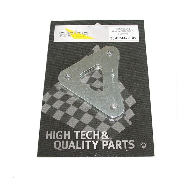 alpha Technik Tieferlegungssatz 20mm für Honda CBR500R,CB500F,CB500X; Typ PC44; Modelljahr 2013-