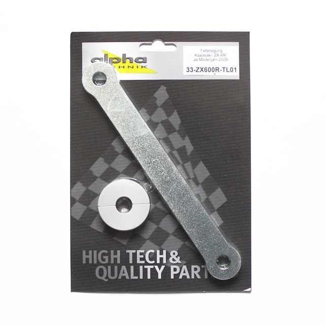 alpha Technik Tieferlegungssatz 30mm für Kawasaki ZX6R; Typ ZX600R; Modelljahr 2009-