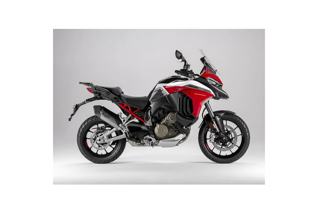 Stompgrip Tank Pad schwarz, Volcano, Streetbike Tank Kit für Ducati Multistrada V4 (S, S Sport), 2022-2026