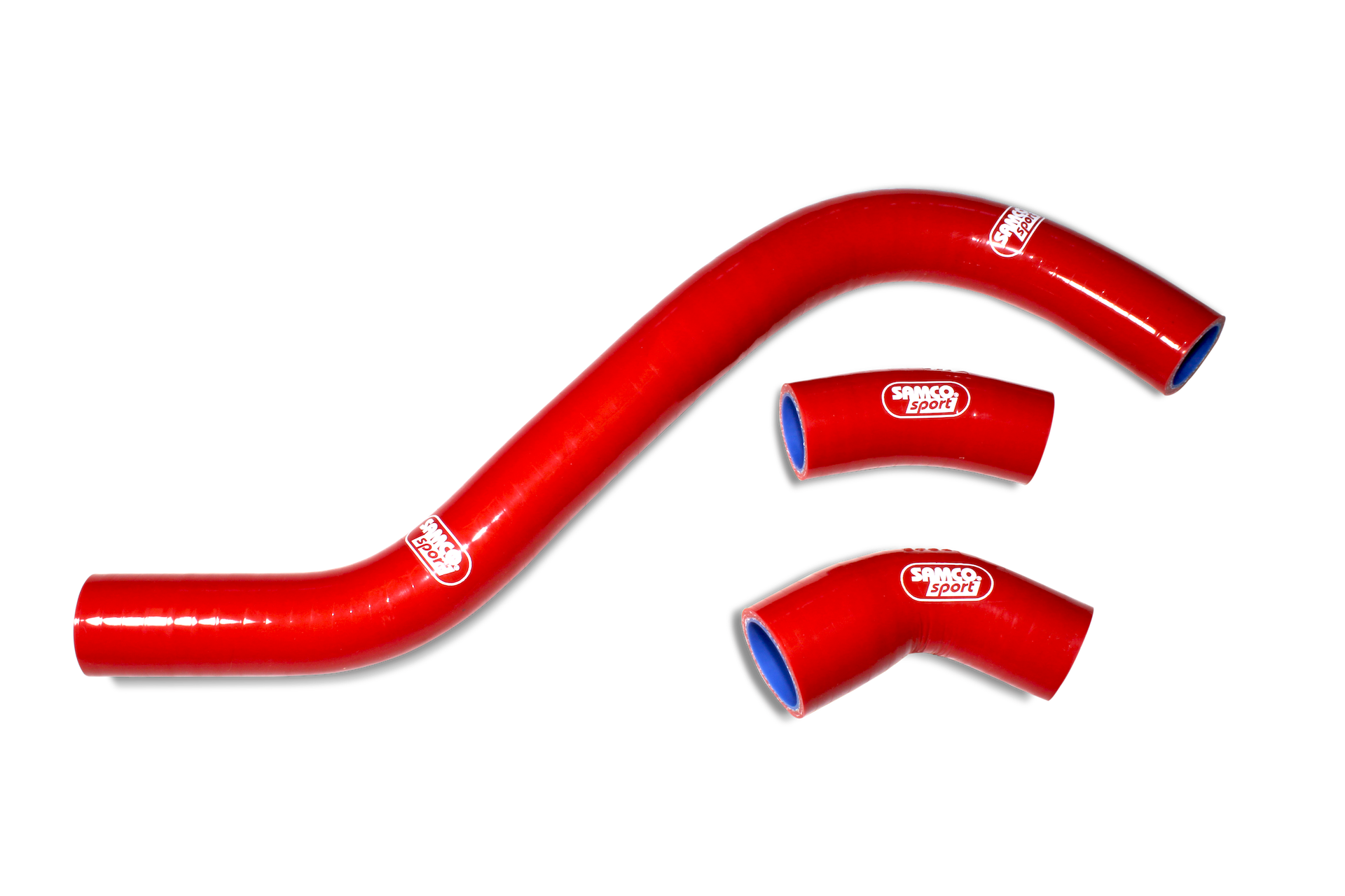SAMCO SPORT Siliconschlauch Kit rot für Yamaha FZR1000 Modelljahr 1989-1990
