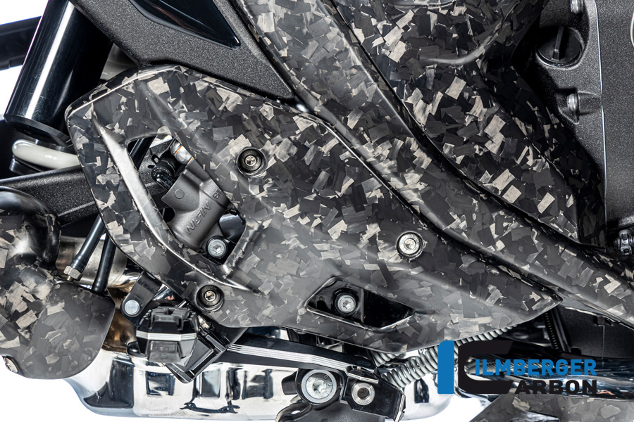 Ilmberger Carbon Fersenschutz rechts, Black Diamond Carbon, matt, BMW R1300GS 2023-