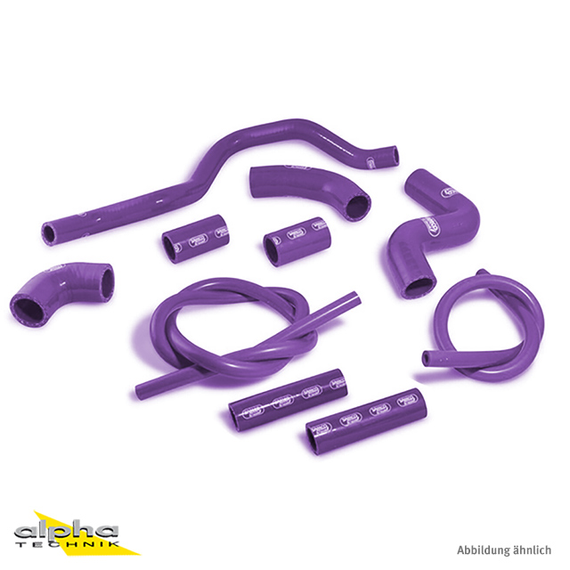 SAMCO SPORT Siliconschlauch Kit violett für Aprilia RSV4 (R / RF / RR / Factory), 2009-2025
