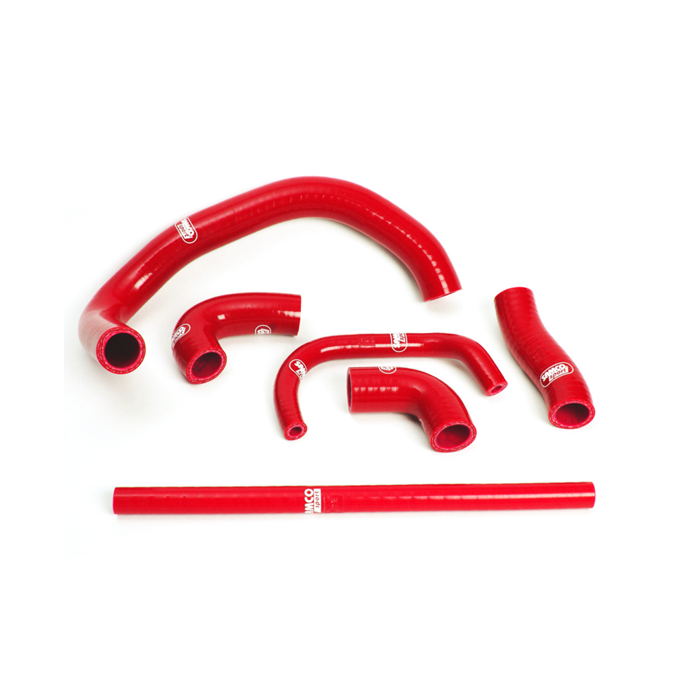 SAMCO SPORT Siliconschlauch Kit rot für Kawasaki ZX9R Modelljahr 1994-1997