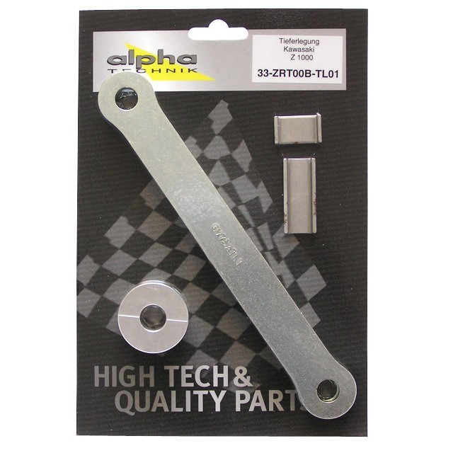 alpha TechnikTieferlegungssatz 30mm für Kawasaki Z1000; Typ ZRT00B; Modelljahr 2007-