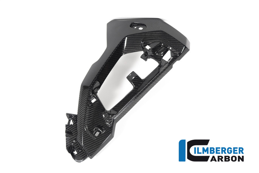 Ilmberger Carbon Wasserkühlerverkleidung rechts für originales farbiges Seitenpanel, glänzend, BMW S1000XR 2020-2023