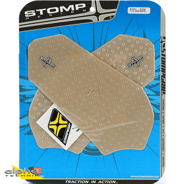 Stompgrip klar, Volcano, für Suzuki GSXR600, 750, 2011-2025