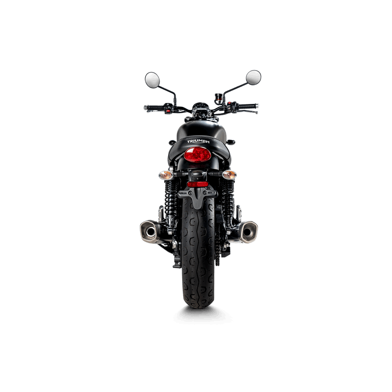 Akrapovic Slip-On Line (Titan) für Triumph Street Twin Modelljahr 2016-2020