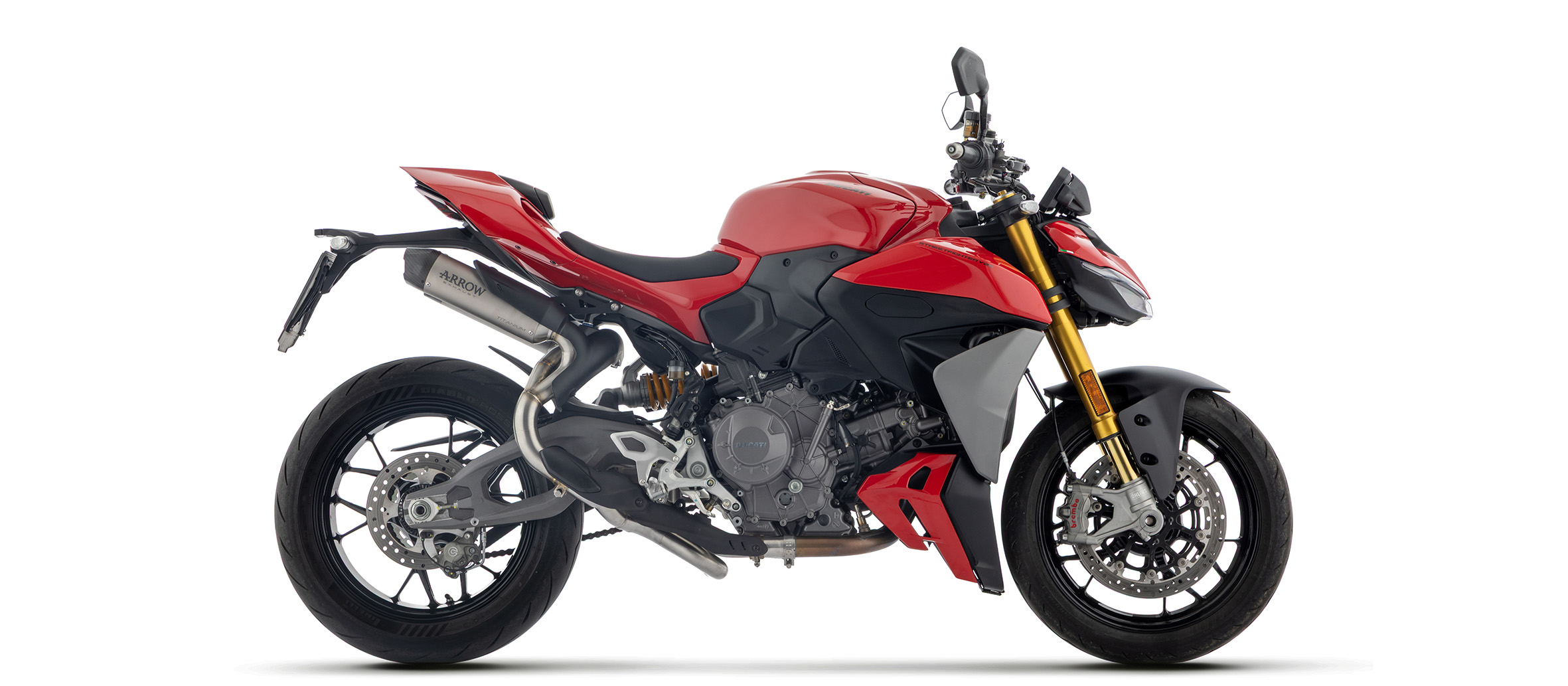 ARROW Auspuff ROUND-SIL Titan für Ducati Panigale V2, V2S, 2025- , Streetfighter V2, V2S 2025-
