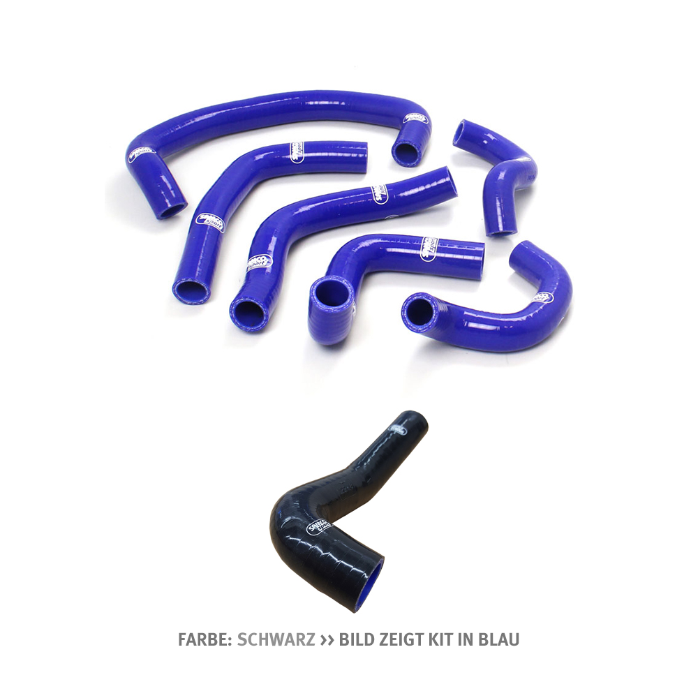 SAMCO SPORT Siliconschlauch Kit schwarz für Suzuki GSXR400 Modelljahr 1990-1995