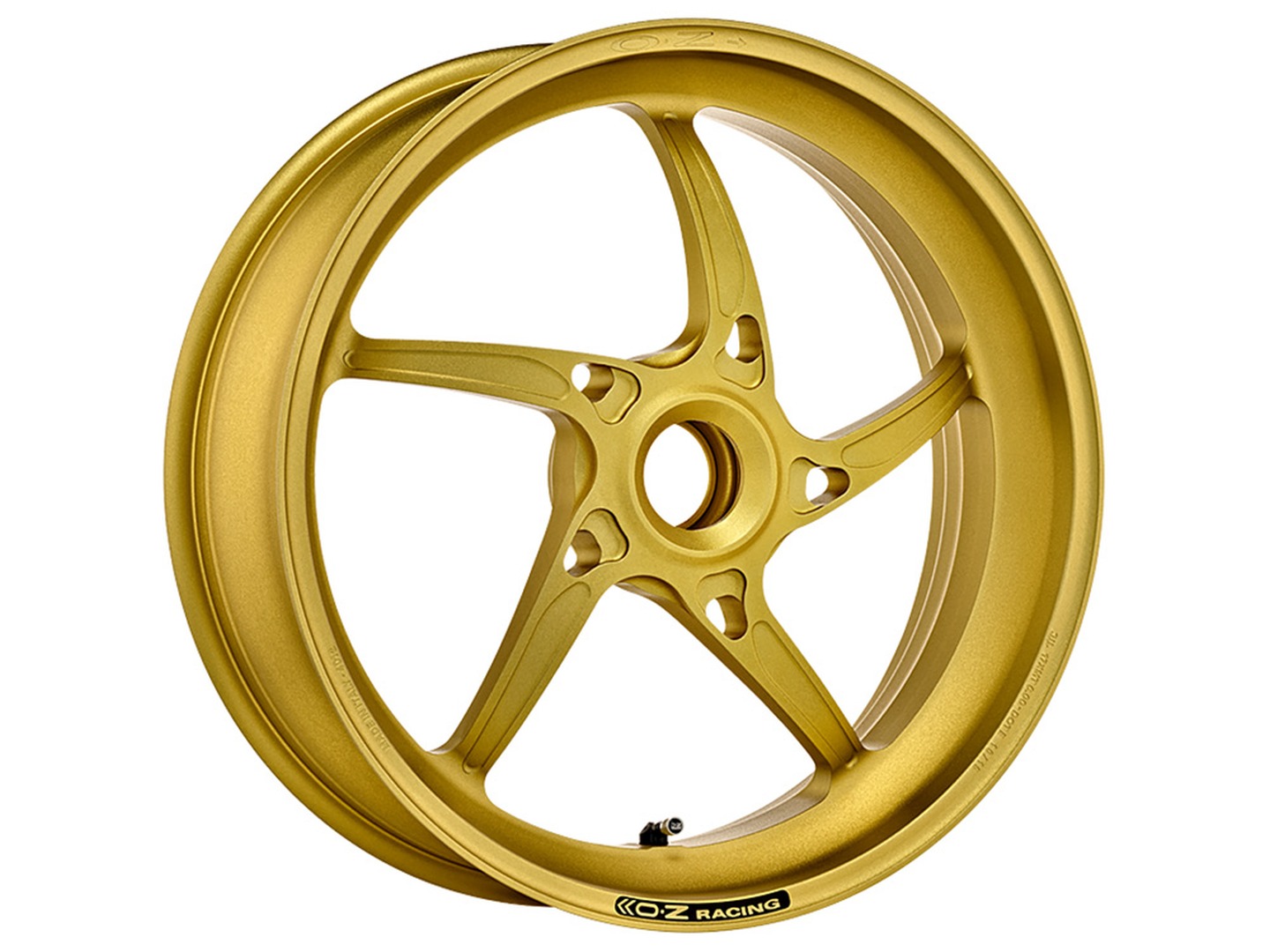 OZ Piega Aluminium hinten in goldfarben matt für Ducati Monster, Multistrada, Hypermotard, Hyperstrada, MH900e, Streetfighter 848, 848, 748, 916, 996, 998