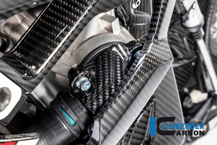 Ilmberger Carbon Wasserpumpendeckelabdeckung, BMW S1000RR 2019- , M1000RR 2020-, M1000R 2023-