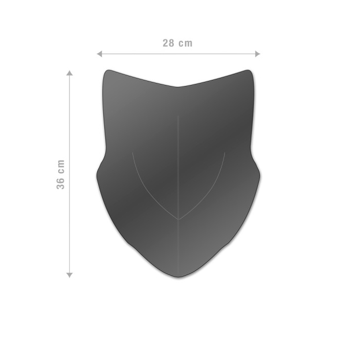 Barracuda Windschild Aerosport Plexiglas für Honda Transalp 750 2023 - 
