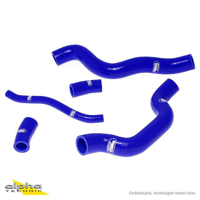 SAMCO SPORT Siliconschlauch Kit blau für Suzuki SV1000 Modelljahr 2003-2007