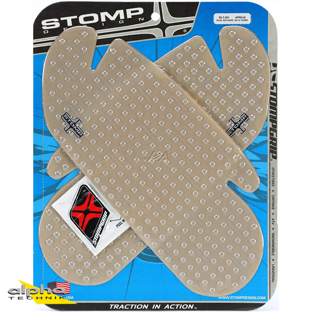 Stompgrip klar, Volcano, für Aprilia RSV1000R, 2004-2009, Tuono 1000R, 2006-2010