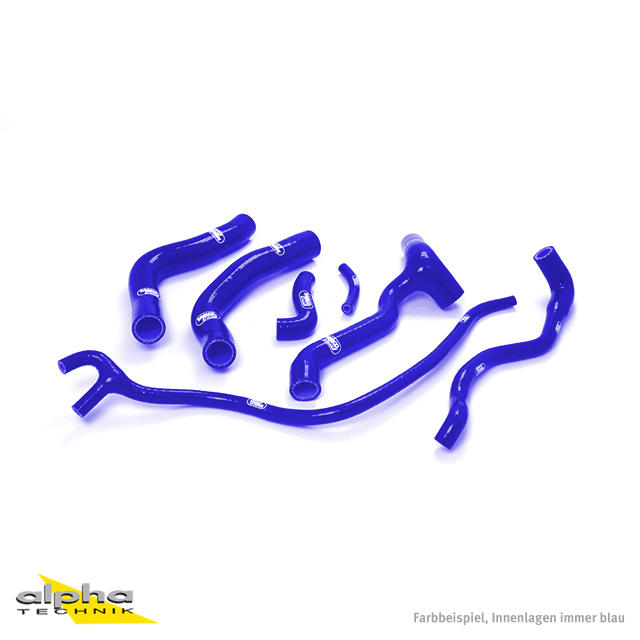 SAMCO SPORT Siliconschlauch Kit blau für Aprilia SMV750 Dorsoduro Modelljahr 2007-2017