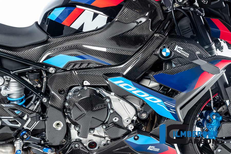 Ilmberger Carbon Rahmenabdeckung rechts, glänzend, BMW S1000R 2021-, M1000R 2023-