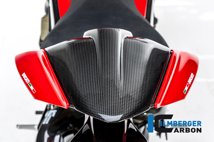 Ilmberger Carbon Sitzbankabdeckung glanz für Ducati Streetfighter V4 2020-