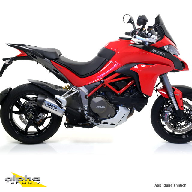 ARROW Auspuff INDY RACE Aluminium für Ducati Multistrada 1200 / 1260 2015-