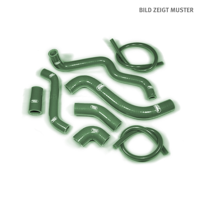 SAMCO SPORT Siliconschlauch Kit B.R. green für Aprilia RSV1000 RSV1000 Tuono Modelljahr 1998-2005