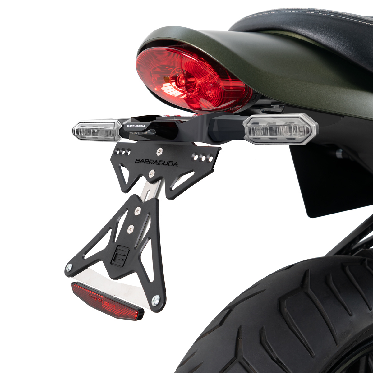 Barracuda Kennzeichenhalter für Kawasaki Z900 RS 2018-2022 für Originalblinker