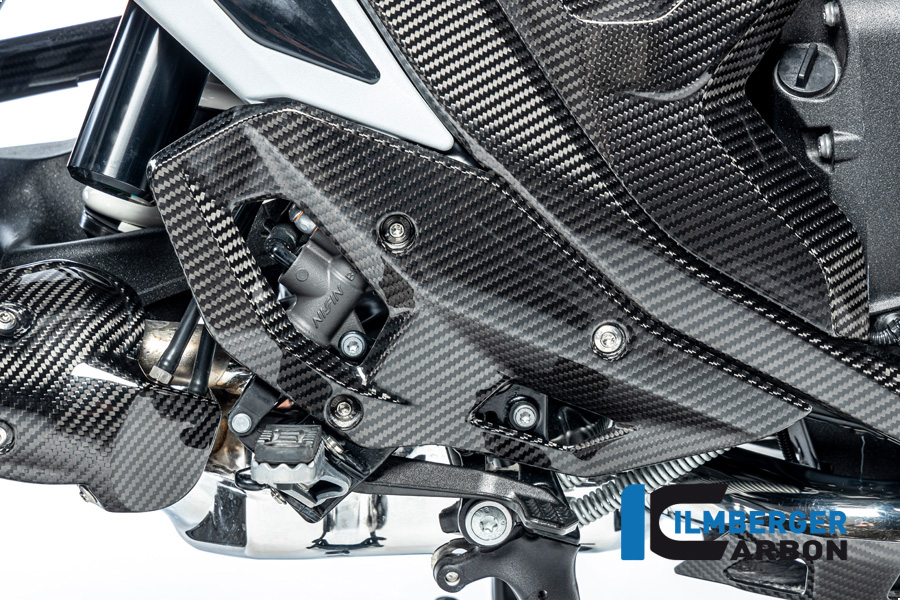 Ilmberger Carbon Fersenschutz links, glänzend, BMW R1300GS 2023-