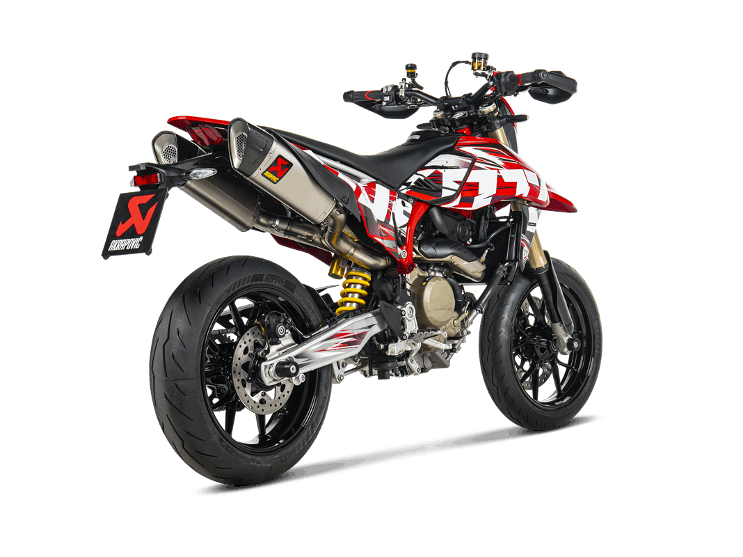 Akrapovic Slip-On Line (Titanium) Auspuff für Ducati Hypermotard 698 Mono / RVE,  Modelljahr 2024-2025