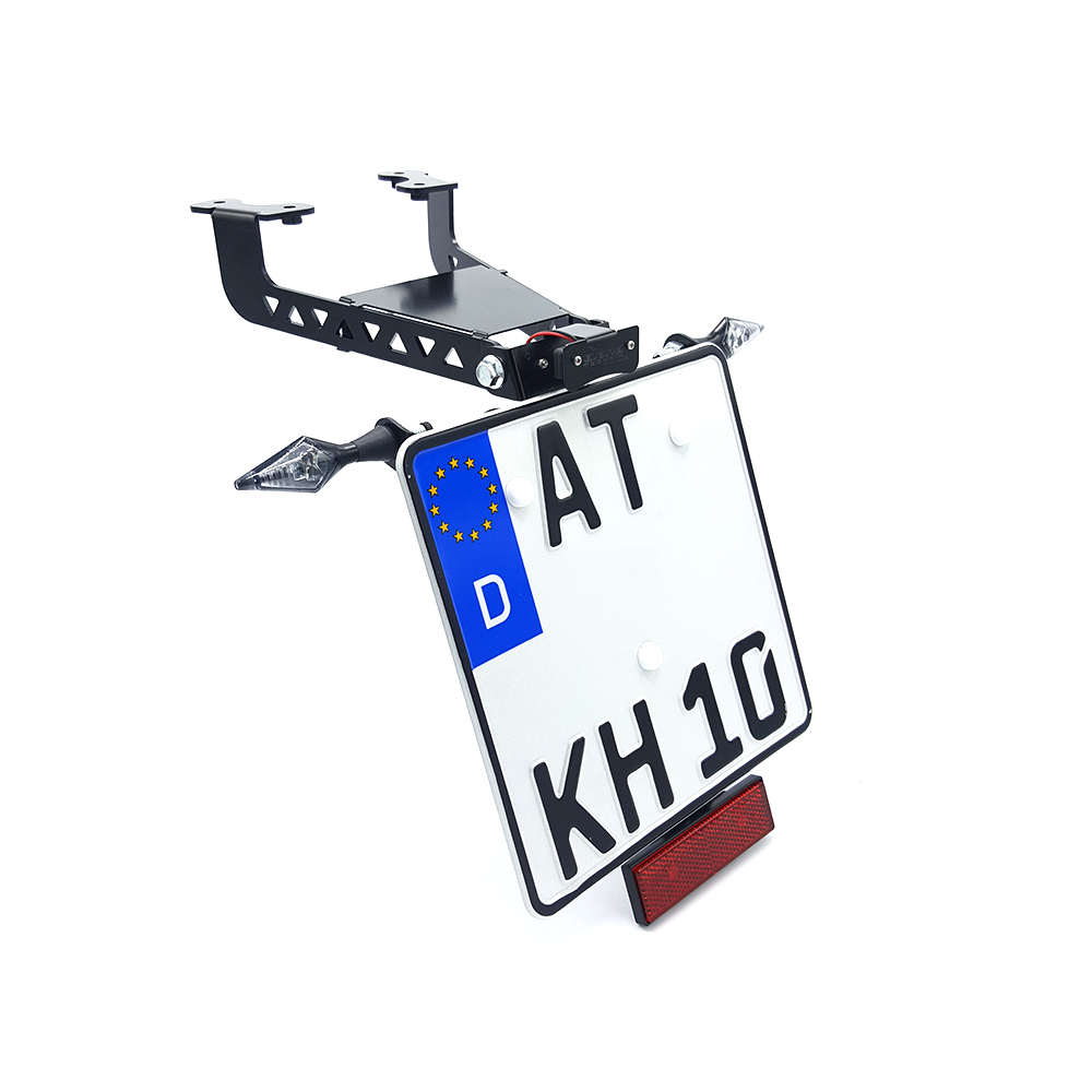 alpha Technik Kennzeichenhalter Yamaha MTN850-A,MT09 ABS,MT09SP;Typ RN43; Modelljahr 2017-