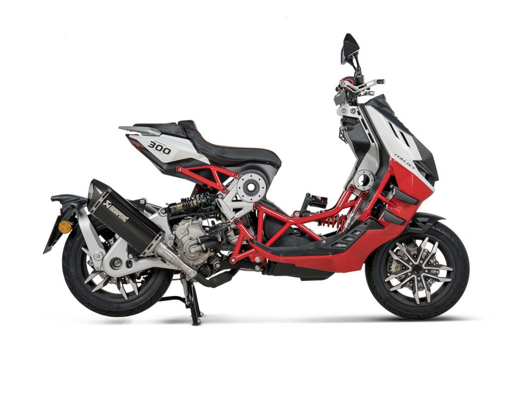 Akrapovic Slip-On Line (Titanium) Auspuffanlage für Italjet Dragster 300, 2024-