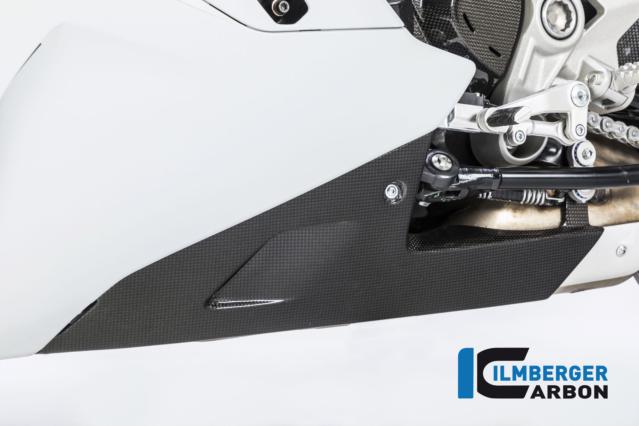 Ilmberger Carbon Motorspoilerverlängerung glanz, Carbon