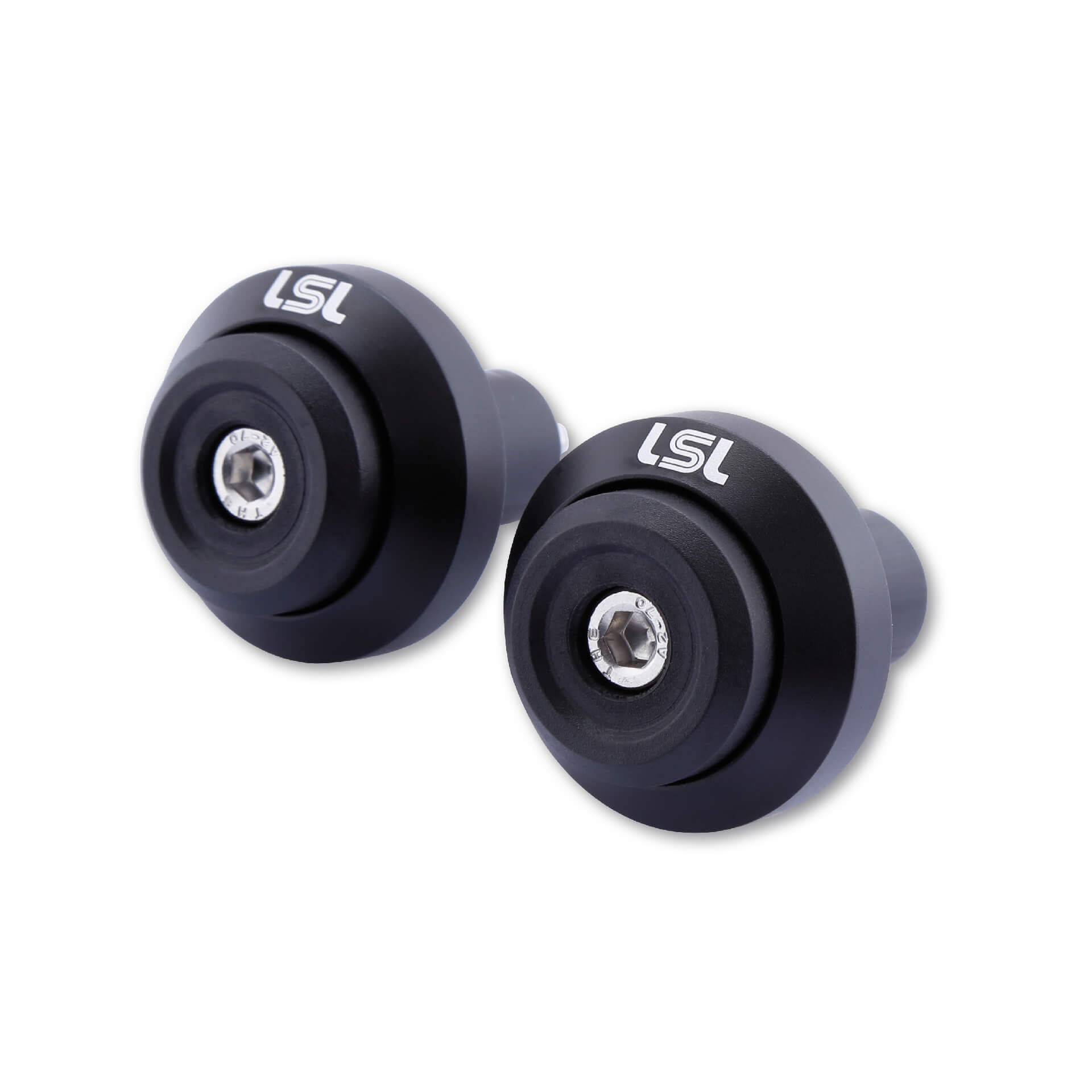 LSL Lenkergewicht GONIA, Aluminium, mit LSL-Logo, für Lenker mit 14mm und 18 mm Innendurchmesser, schwarz