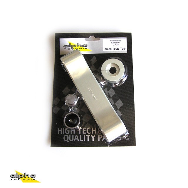 alpha Technik Tieferlegungssatz 30mm für Kawasaki Z1000; Typ ZRT00D; Modelljahr 2010-
