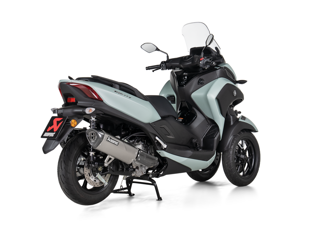 Akrapovic Slip-On Line (SS) Auspuff für Yamaha Tricity 300 und X-MAX 300, Tech Max+, 2025-