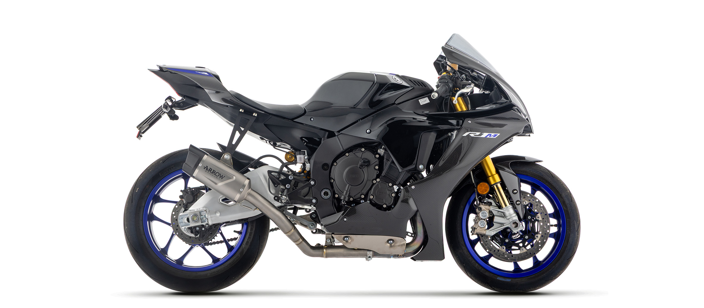 ARROW Half-System Racing Anlage mit Indy Race Evo Schalldämpfer für Yamaha YZF-R1 Modelljahr 2025-