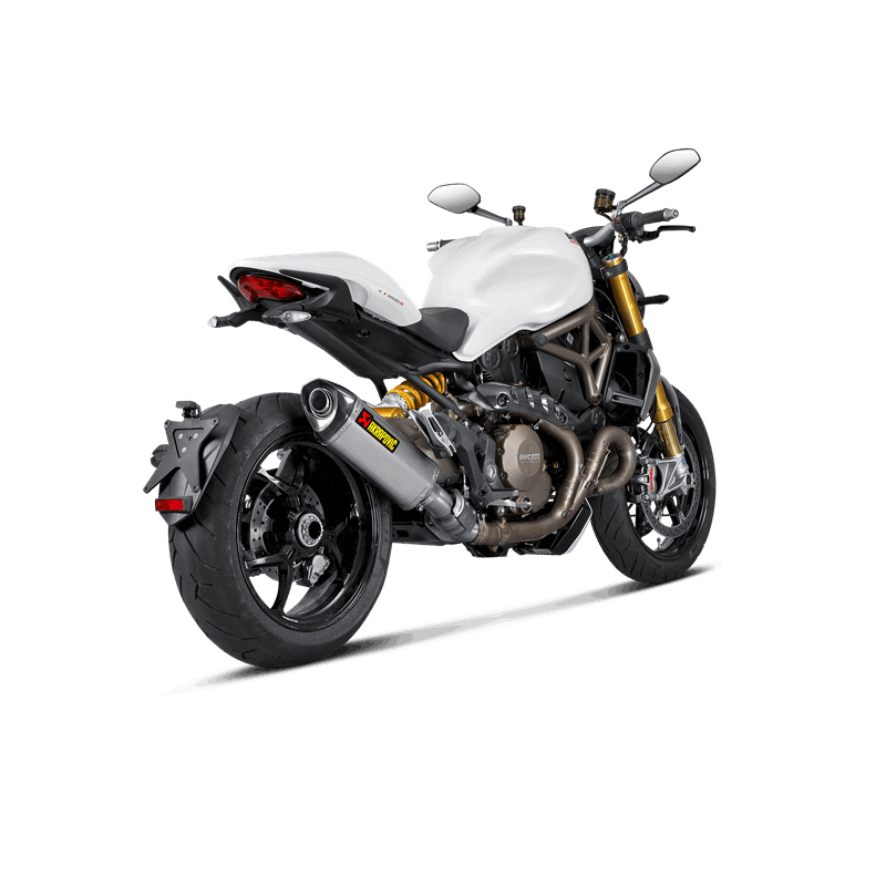 Akrapovic Link Pipe (Titanium) Auspuffanlage für Ducati Monster 1200R 2017-2020 Monster 1200 / 1200 S 2017-2020 Monster 821 2014-2020